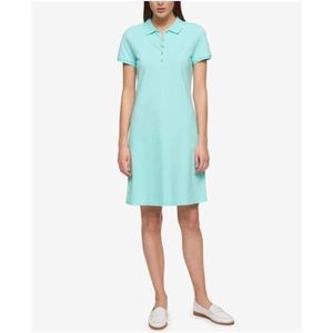 Tommy Hilfiger Collar Polo Casual Dress Blue S